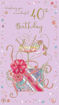 Picture of 40TH BIRTHDAY CARD